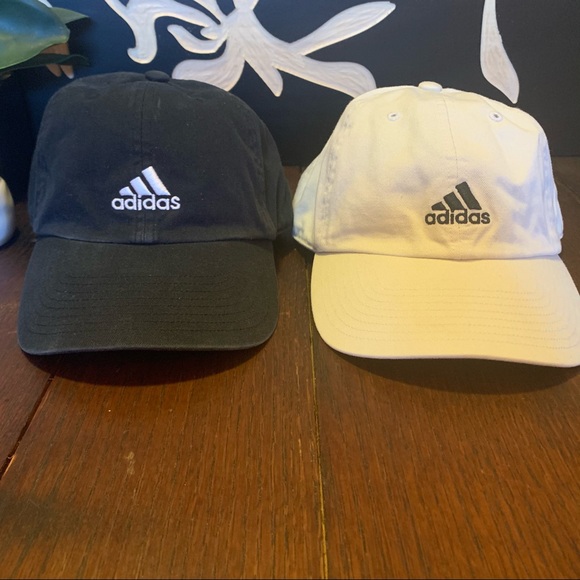 2 for $20 Adidas black hat and white hat